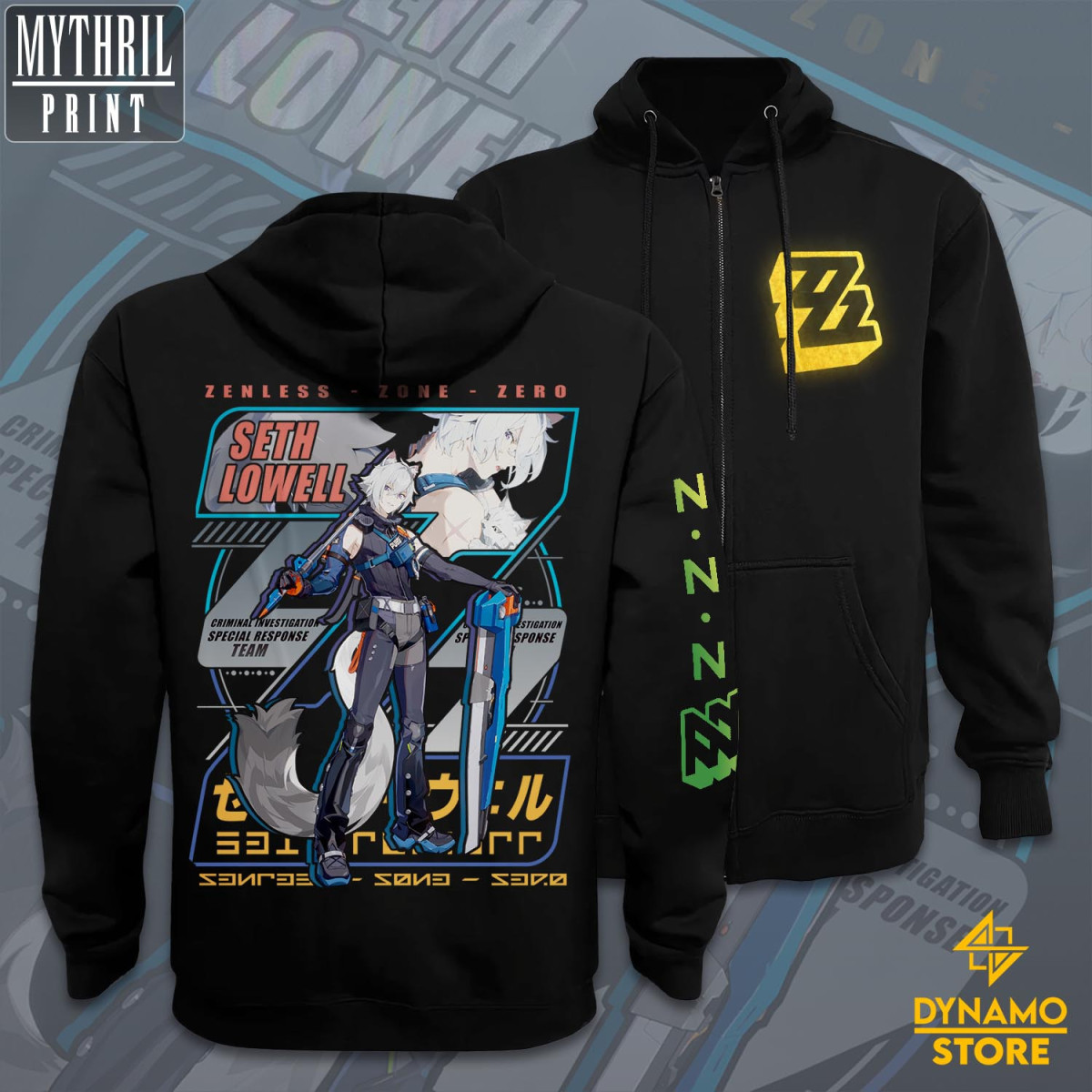 Seth  - Zenless Zone Zero - Poleron - MYTHRIL PRINT