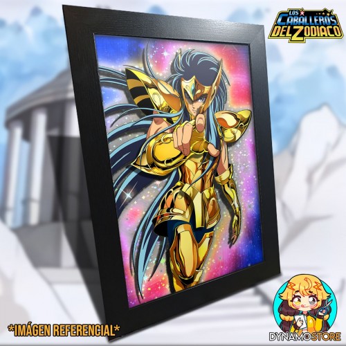 Camus de Aquarius Saint Seiya - Cuadro 3D