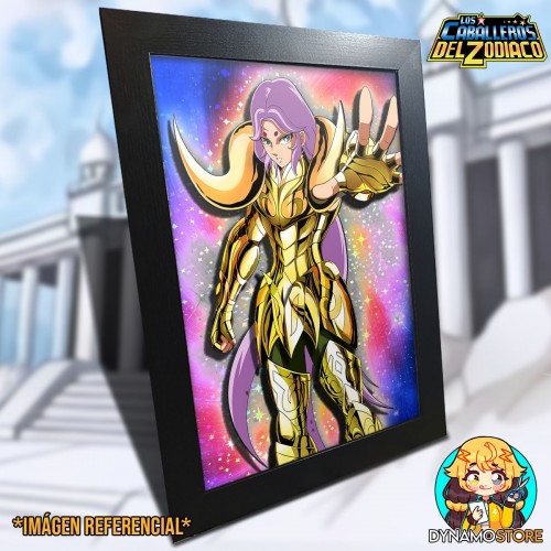 Mu de Aries Saint Seiya - Cuadro 3D