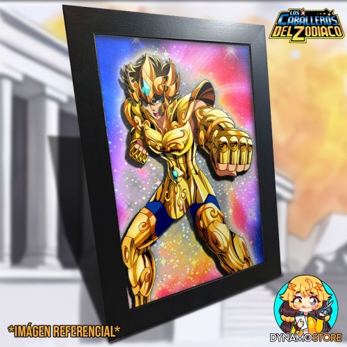 Aioria de Leo Saint Seiya - Cuadro 3D