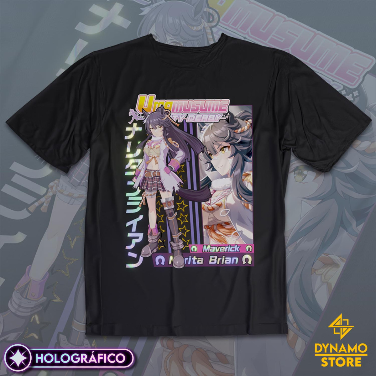 Narita Brian - Umamusume - Polera Holográfica