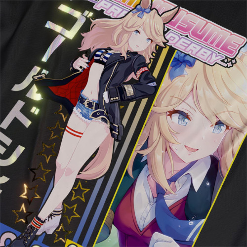 Gold City - Umamusume - Polera Holográfica