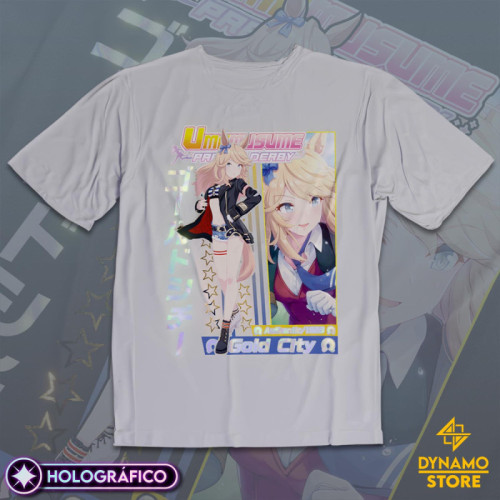Gold City - Umamusume - Polera Holográfica