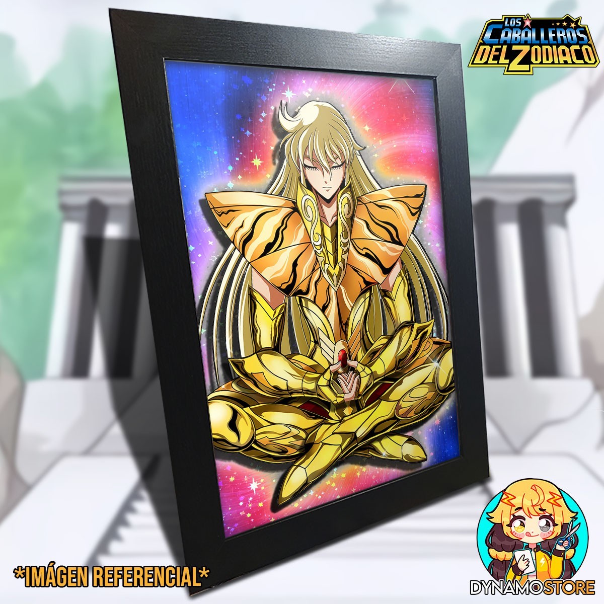 Shaka de Virgo Saint Seiya - Cuadro 3D