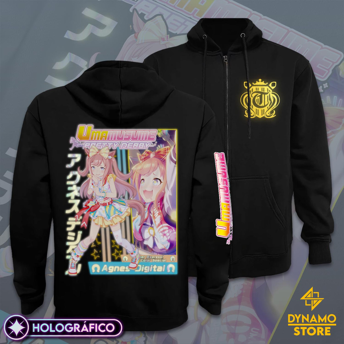 Agnes Digital - Umamusume - Poleron Holográfica